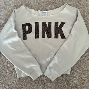 PINK Off the shoulder sweater